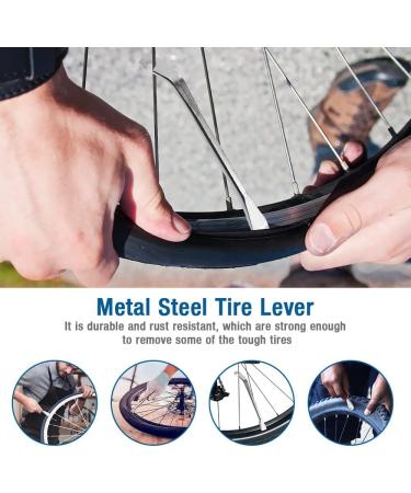 10-Pack Bike Spoke Wrench Tool Kit - Round & Double-Headed Wrenches, Handle & Y-Type Hex Included - Tire Lever & Valve Core Tool - Buy Online on GoSupps.com