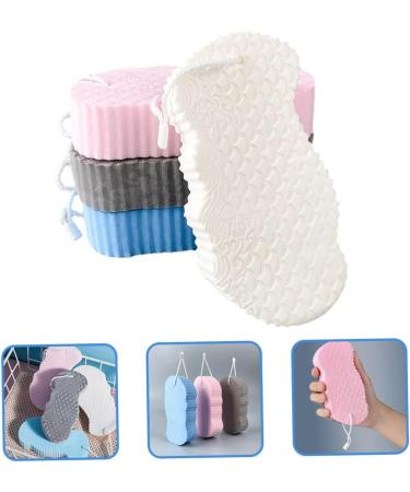 Belliffy 4pcs Bath Sponge Body Scrubber for Kids - Exfoliating Spa Shower Tool for Infants - PVA Soft Material - Buy Online on GoSupps.com