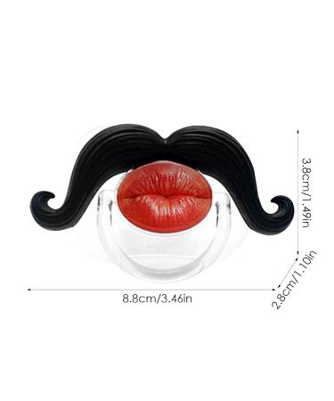 Vincente Silicone Pacifier for Toddlers - Orthodontic Mustache Design | Soft & Safe Silicone for Babies | Unisex - Buy Online on GoSupps.com