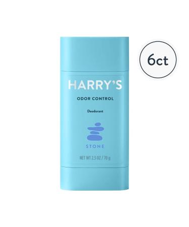 Harry's Men's Deodorant Odor Control Aluminum-Free Stone 6 Count Odor Control Stone - Buy Online on GoSupps.com