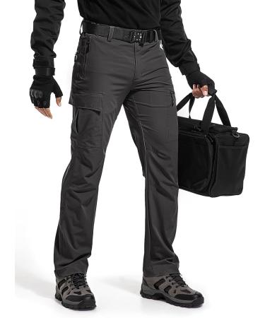 Shop WasporNow Waterproof Hiking Trousers | Summer Stretch Tactical Pants for Active Trekking - 5 Pockets XL Gray - Buy Online on GoSupps.com