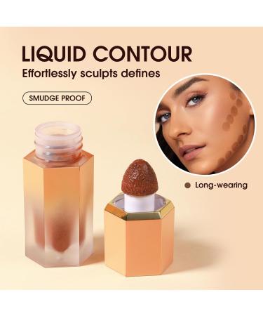 Waterproof Liquid Contour Stick Bronzer for Face - Long Lasting Lightweight Cream Contour Wand - Natural-Looking Makeup (#103) 40g - Pack of 1 - Buy Online on GoSupps.com