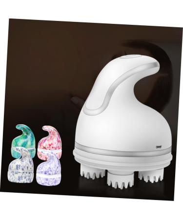 Frcolor Head Massager | Scalp Massage Device for Stress Relief & Physiotherapy - White - Buy Online on GoSupps.com