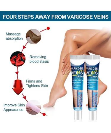 EXQST Mucopolysaccharide cream with polysulfuric acid Cream Varicose Veins Repair Cream for Legs Earthworm Varicose Veins - Buy Online on GoSupps.com