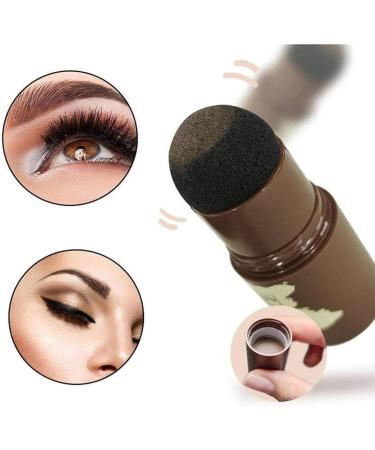 miduoidn Eyebrow Stamp Stencil Kit Waterproof Brow Powder Definer Makeup Tools Hair Root Cover Up Styling Conceal Stick Stencils Grey Black - Buy Online on GoSupps.com