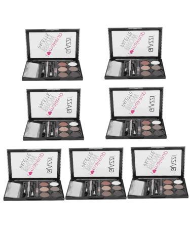 MAGICLULU 7 Sets Eyebrow Powder Set Eyebrow Brush Lit Ow f Kit Eyebrow Kit Lady Cosmetic Make up Miss Makeup