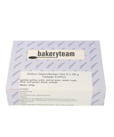 Bakeryteam Wilton Food Coloring Set - 8 x 28g | Premium Baking Colors for Irresistible Treats - International Shipping Available - Buy Online on GoSupps.com