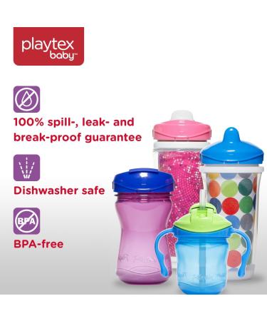 Playtex Sipsters Stage 3 Toddler Straw Sippy Cup Set 9oz - 2 Pack - Buy Online on GoSupps.com