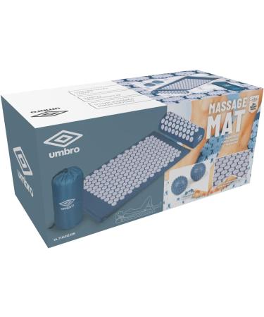Buy Umbro Acupressure Mat with Pillow | Massage & Acupuncture Mat for Back Pain Relief Blue International Shipping Available - Buy Online on GoSupps.com