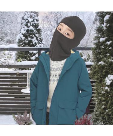Eskvom Kids Ski Mask Balaclava | Thin Helmet Liner | Face & Neck Mask for Boys & Girls - Black | International Shipping Available - Buy Online on GoSupps.com