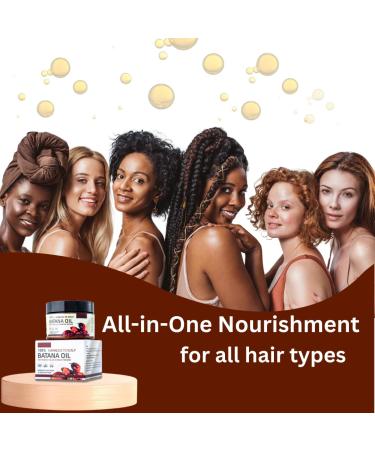 100% Pure Organic Batana Oil for Hair Growth | Dr. Sebi Approved | 4 fl. oz | Promote Thickness & Prevent Hair Loss - Unrefined Natural Oil from Honduras - Buy Online on GoSupps.com