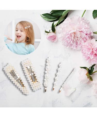 20Pcs Pearl Hair Clips for Women - Elegant Hairpins & Barrettes for Weddings & Valentine's Day Gifts - Buy Online on GoSupps.com