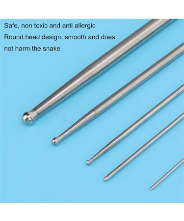 HEEPDD Snake Probe Tool 6 Pcs Snake Probe Kit Stainless Steel Round Head Anti Allergy Reptiles Snake Sexing Probe - Buy Online on GoSupps.com