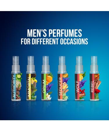 NEU.D Luxury Perfume Gift Set 6 x 10 ml for Men | Eau De Parfums | Amber Vanilla Citrus Aquatic Cedar Sandalwood Scent | Long Lasting Fragrance EDP Set - Buy Online on GoSupps.com