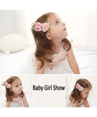 3Pcs Baby Hair Clips for Girls | Floral Princess Hair Accessories | All-Match Fresh & Natural Styles - Buy Online on GoSupps.com