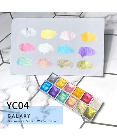 Nail Shiimmer Powder Manicure Solid Pearlescent Pigment Nail Art Dyeing Powder 12Colors - Buy Online on GoSupps.com