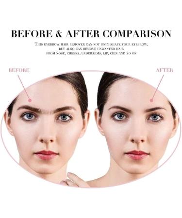CTFIVING Rechargeble Eyebrow Hair Trimmer 2 IN 1 Electric Painless Facial Hair Remover for Women Portable Eyebrow Hair Removal with Light - Buy Online on GoSupps.com