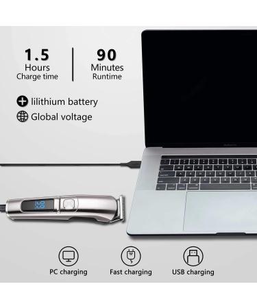 Professional 6-in-1 Hair Clippers & Beard Trimmer - Waterproof Electric Grooming Kit for Men | International Shipping - Buy Online on GoSupps.com