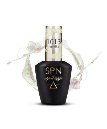 SPN Nails Professional 1013 Arielka Opalescent UV LaQ Gel Nail Polish 8ml Semi-Transparent Medium Thick Soak Off UV/LED Lamp Quick-drying Salon-Lasting Manicure Nail Art DIY at Home