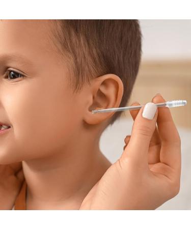 Ear Swabs Double-Headed Design 24 Pieces Silicone Ear Wax Remover Reusable Hygiene Stick Non-Irritating Material for Adults Kids Pets Home Daily Bedroom Offices Travel Shower Swimming - Buy Online on GoSupps.com