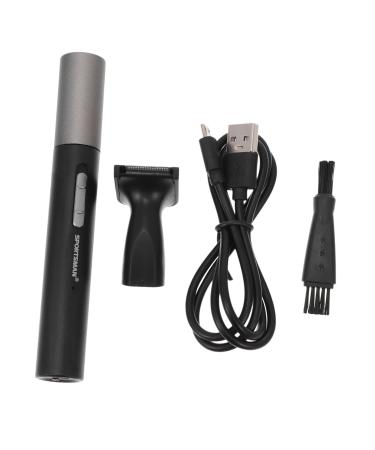 FOMIYES 1pc Nose Hair Trimmer Face Shaver for Men Mens Razor Personal Care Device Razor Cleaner Electric Vibrissa Clipper Mens Electric Shaver Nose Hair Cutter Charging Mode Abs 13X1.6cm Black