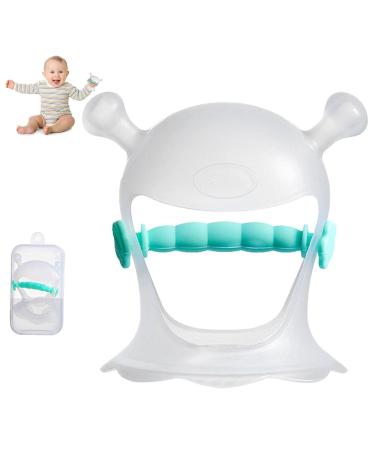 Rosixehird Baby Hand Bite Ring - Silicone Tooth Toy for Babies | Easy-to-Use Green Wrist Handlebar Ring - Buy Online on GoSupps.com