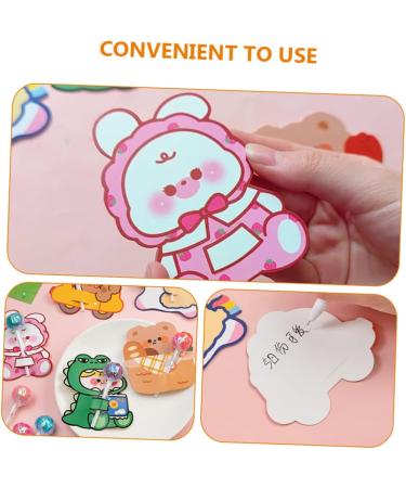 Alipis 120 Pcs Lollipop Card Lollipop Holder Card Greeting Card Decor Lollipops Cartoon Candy Lollipop Holder Vday Party Favors Lovely Candy Holder Lollipop Supplies Candy Stand Tool As Shownx2pcs 9X7.9CMx2pcs - Buy Online on GoSupps.com