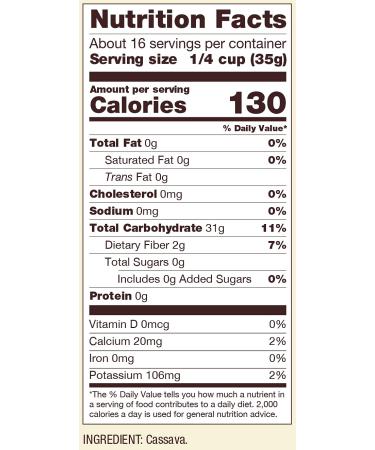Bob's Red Mill Cassava Flour - 20oz | Pack of 4 | Gluten-Free Cooking - Buy Online on GoSupps.com