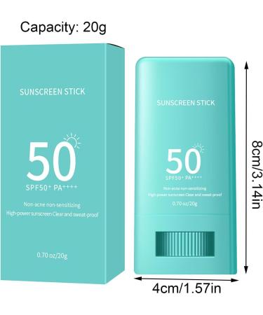 Gdnhovfnxe Sunscreen Face Sun Block Stick Sun Cream Stick Spf 50 Sunscreen Stick Portable Sun Stick For All Skin Types Water Resistant Face Body Sunscreen Strong UV Protection - Buy Online on GoSupps.com