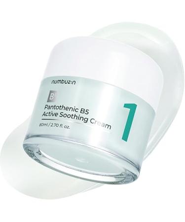 numbuzin No.1 Pantothenic B5 Active Soothing Cream | Lightweight Hydrating Moisturizer, Pantothenic Acid, Niacinamide, Panthenol | Excess Oil Control, Soothes Acne | Non-Comedogenic | 2.70 fl. oz. - Buy Online on GoSupps.com