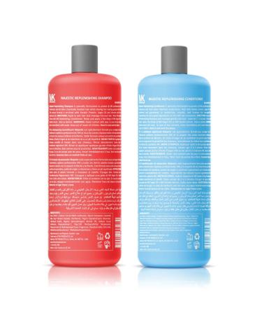 Majestic Keratin Replenishing Shampoo & Conditioner 33.8oz with Argan Oil | International Shipping Available - Buy Online on GoSupps.com