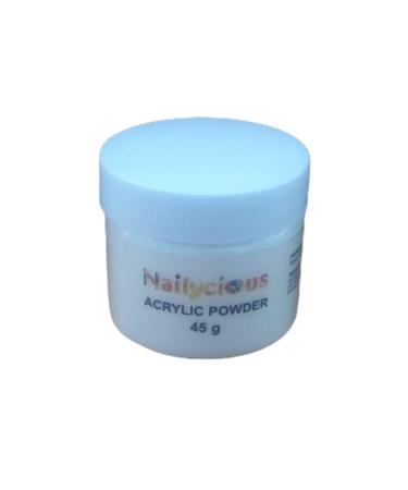 Professional Acrylic Powder - White Acrylic Polymer 45g | Premium Nail Supplies for International Shipping - Buy Online on GoSupps.com