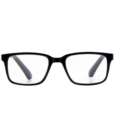 Foster Grant "Arno reading glasses matte black multiple magnifications matte black