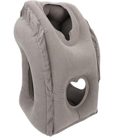 Verdant Touch Sleeping Pillow - Inflatable Travel Snack Cushion | Multifunctional Support for Travel Breathable Design Relieves Fatigue 180 Headrest Compact & Portable - Buy Online on GoSupps.com