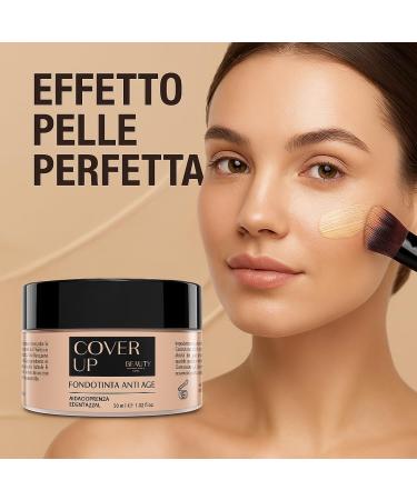  ALOHALABS CoverUp Moisturizing Anti-Wrinkle Foundation with Hyaluronic Acid Medium to High Modular Coverage Natural Long Lasting Effect Waterproof for Mature & Youthful Skin 50 ml - Buy Online on GoSupps.com