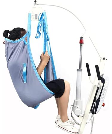 Patient Lift Toileting Sling for Hoist Divided Leg Sling Reusable Sitting Transfer Belt Patient Lifter Bariatric Handicap Lift for Patient Elderly Disabled L Large - Buy Online on GoSupps.com