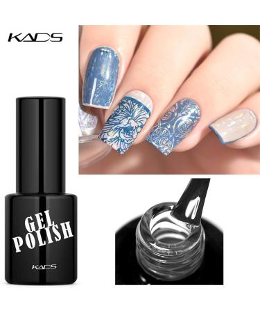 KADS Professional Galaxy Star Nail Art Glue for Foil Sticker Nail Transfer Tips Decorations Adhesive Clear 9.5ml - Buy Online on GoSupps.com