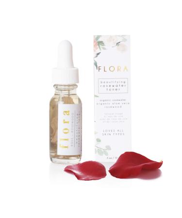 Honey Belle Flora Rosewater Facial Toner - Cleanse, Tighten, Tones & Rejuvenate - Alcohol-Free Refreshing Rose Toner - Stimulates Tissue-Regeneration to Help Prevent Wrinkles and Premature Aging