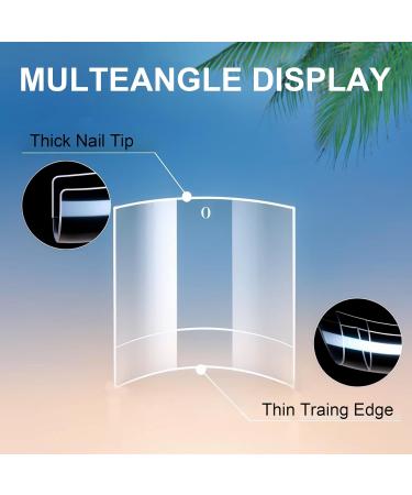 120 Pieces Fake Toe Nail Tips Artificial Fake Stick On Toe Nails Clear Ultra-thin Design Nail Extension 12 Sizes Acrylic Clear Toe Nail Tips for Women Girls Nail Salon and Nail Art DIY - Buy Online on GoSupps.com