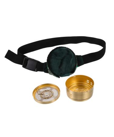 Lurrose 1 Set-Box Moxibustion Tank for Back Pain Adjustable Moxibusion Tank Adjustable Moxa Abrener Moxa Boansharts Moxa Rollbrenner Metal Smok-free package copper