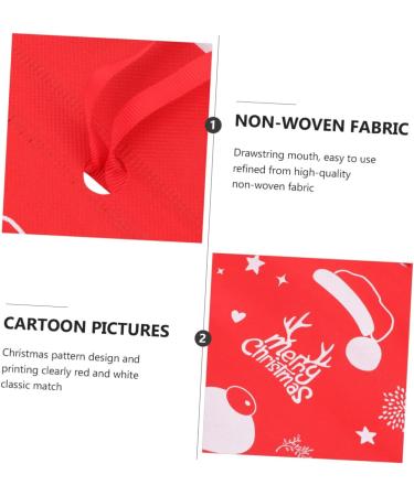 LALAFINA 10pcs Christmas Bouts Candy Bags Men for Christmas Drawstring Bag Christmas Bag Beam Port - Buy Online on GoSupps.com