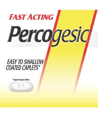 Percogesic Aspirin-Free Pain Reliever/Fever Reducer 90 Coated Tablets - Buy Online on GoSupps.com