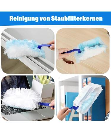 Fattoz 42 Pieces Duster with 1 Handle Dust Magnet Refill Pack Dirt Electrostatic Dust Wiper for Household School Office - Buy Online on GoSupps.com