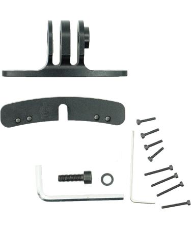 LYHgogo Paintball Mask Mount Clamps | Aluminum GoPro Connector Adapter for i4 i5 EVS Helmets - Black - Buy Online on GoSupps.com