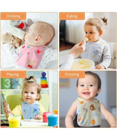 Vicloon Baby Bandana Dribble Bibs 10pc Set for Unisex Newborns | Adjustable Snaps, Teething Soft & Absorbent | Infant Drool Bibs for Toddlers 0-36 Months - Buy Online on GoSupps.com