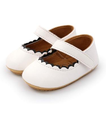 Baby Girl's Mary Jane First Walking Shoes - Anti-Slip Princess Shoes for Infants 0-6 Months - Buy Online on GoSupps.com