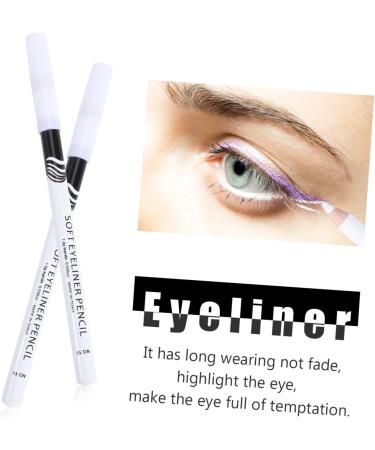 DRESSOOS 12pcs Eyeliner Pencil Makeup Highlighter Waterline Eyeliner Eyebrow Filler Pen Eyeshadow Wooden Pole - Buy Online on GoSupps.com