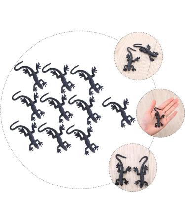 Whamvox 10-Pack Halloween Gecko Toys | Fun April Fools & Mini Decorations | Black 3.5x8cm Halloween Gifts - Buy Online on GoSupps.com