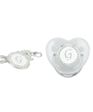 Buy Practical Silicone Baby Pacifier for Toddlers 6-18 Months | International Shipping | Letter G Design - Buy Online on GoSupps.com