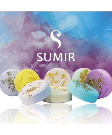 Shower Steamers - Variety Pack of 8 Shower Bombs with Essential Oils - Vapor Shower Tablets for Home Spa - Self Care - Organic Natural Essential Oils for Relaxing Stress - Gifts for Women Moms Men
